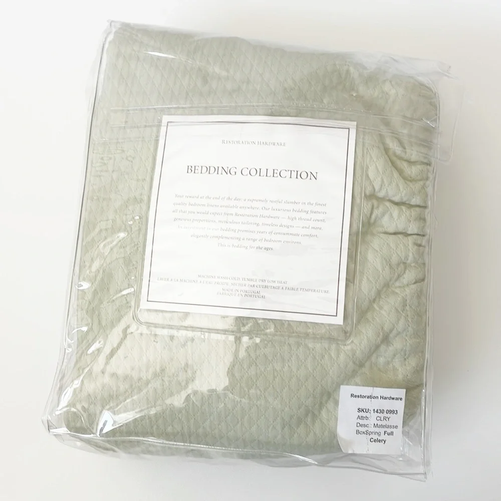Restoration Hardware Box Spring Full Size New